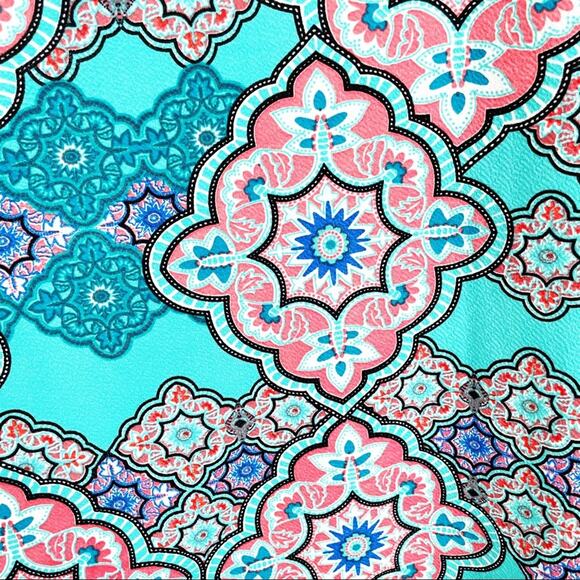 NEW Agnes & Dora mosaic print slip on midi skirt S NEW WITH TAGS - Picture 3 of 13